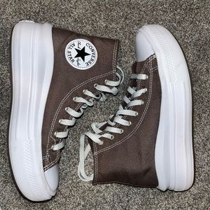 Chuck Taylor All Star Move Platform Shoes Brown Rare Color